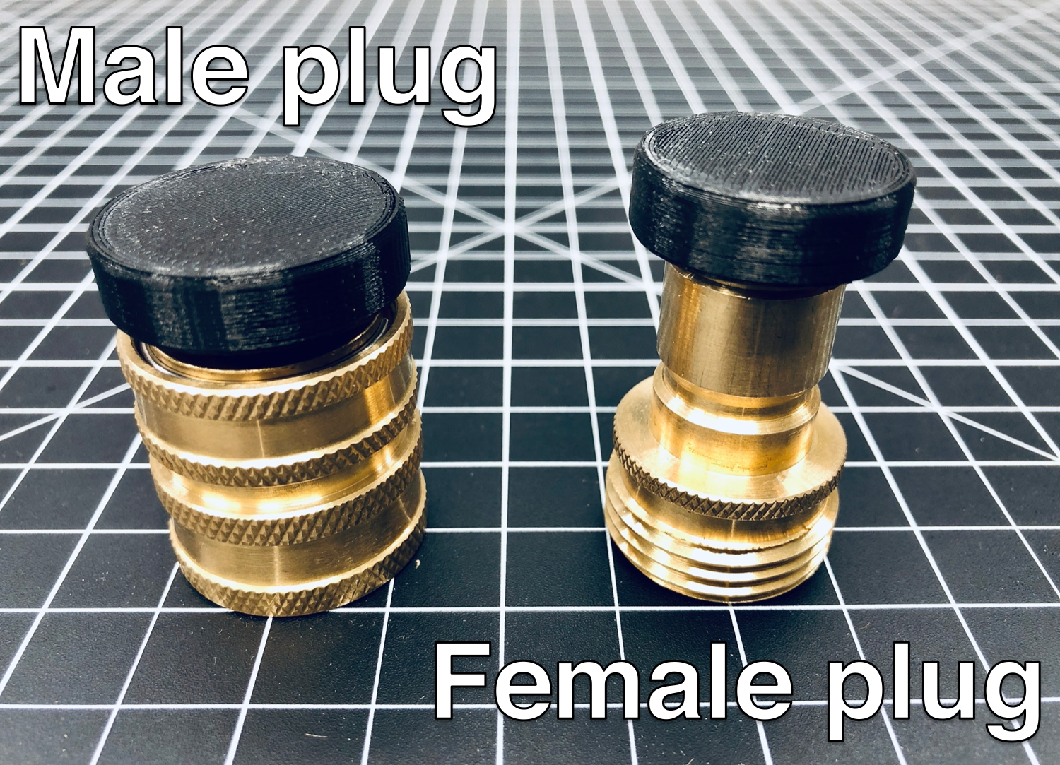 DribbleStopper Plug for Pressure Washer & Garden Hose Quick Disconnect Fittings