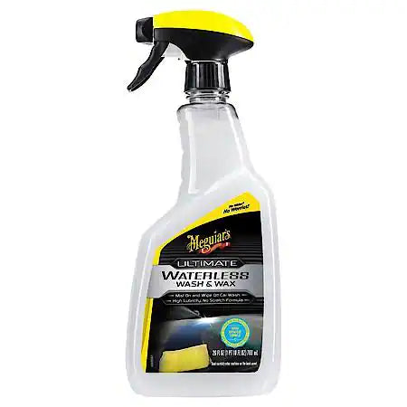 Meguiars Ultimate Waterless Wash & Wax, Water Spot Free, 26 Fl Oz.