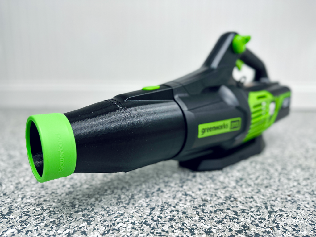 The STUBBY® Car Drying Nozzle fits Greenworks 760, 730, 700, 610, 585, 550, 515 & 500 CFM leaf blowers for efficient and versatile cleaning. Enhance your blower’s performance with this nozzle designed for car drying.
