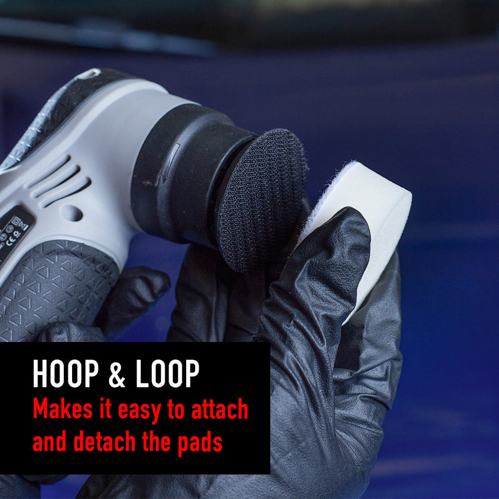 Foam Car Polishing Pads Kit - 1in, 2in, 3in (6 Pack)