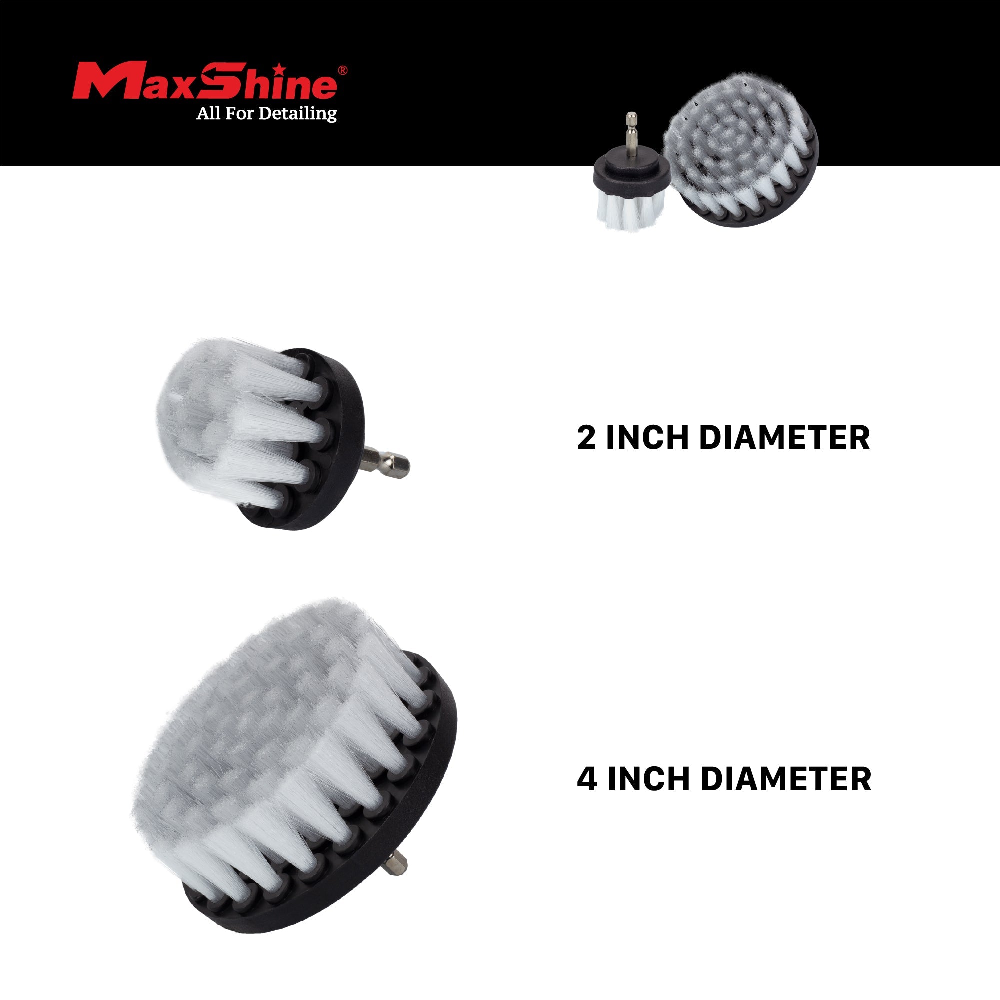 Soft Leather & Fabric Drill Brush Set