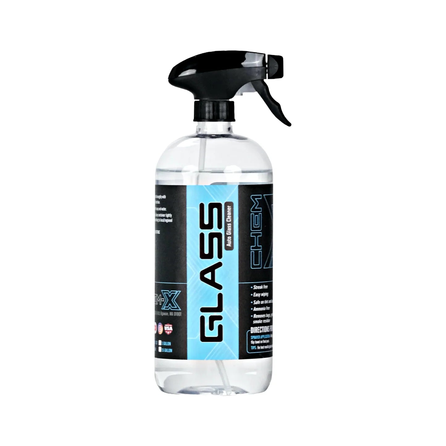 Chem-X Glass: Multipurpose Glass + Surface Cleaner 32oz