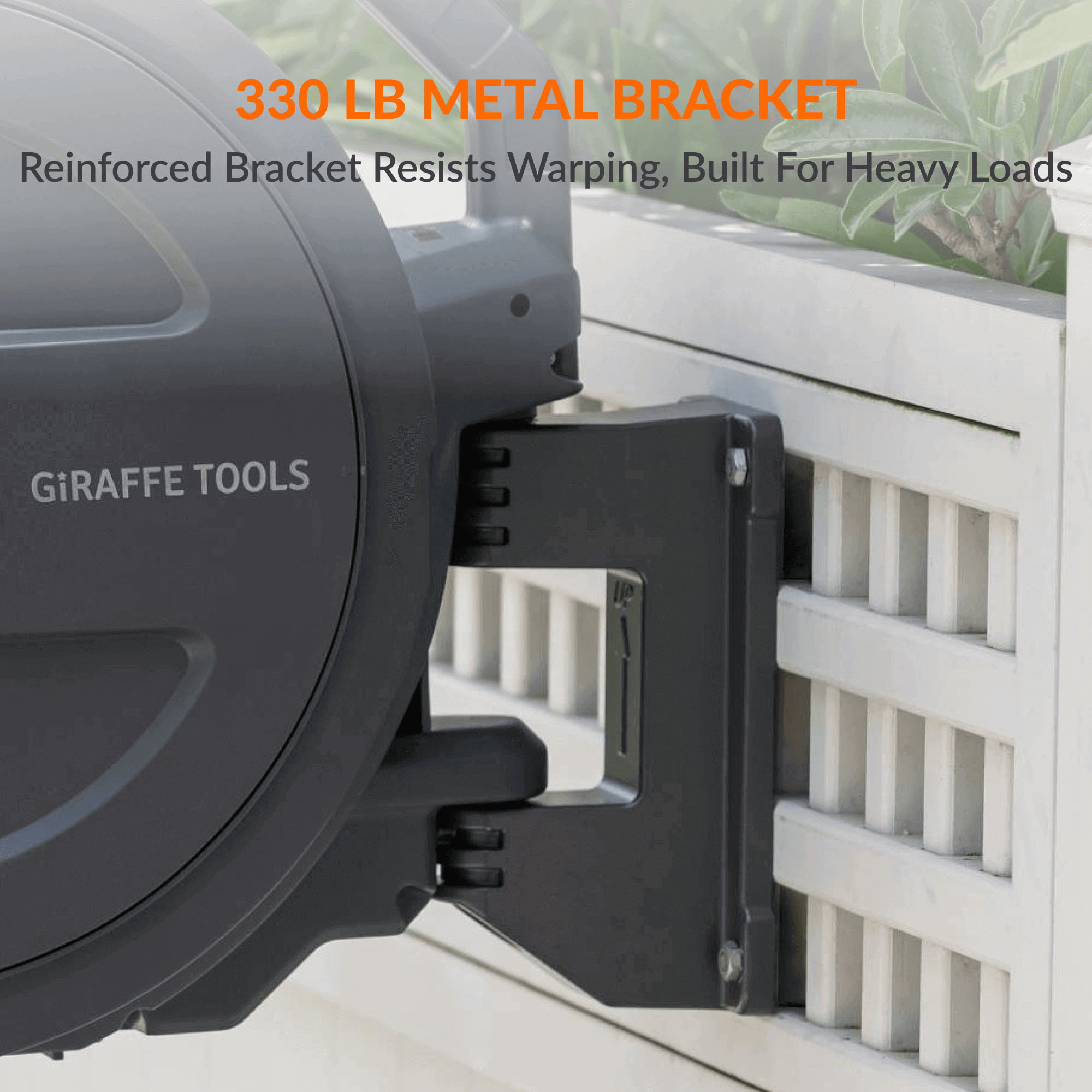 Retractable Garden Hose Reel-1/2in-100ft