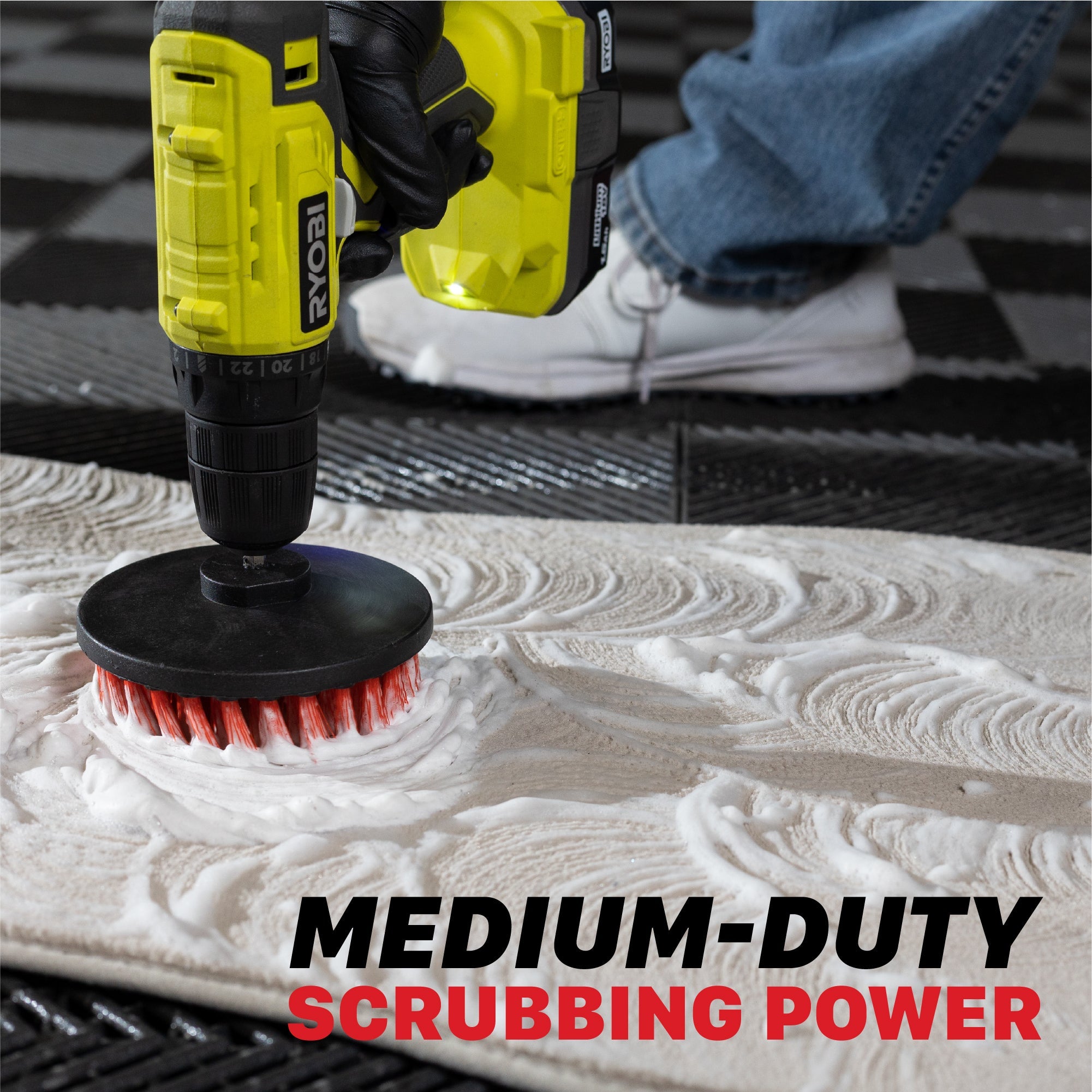 Drill Brush for Car | Drill Carpet Detailing Brushes