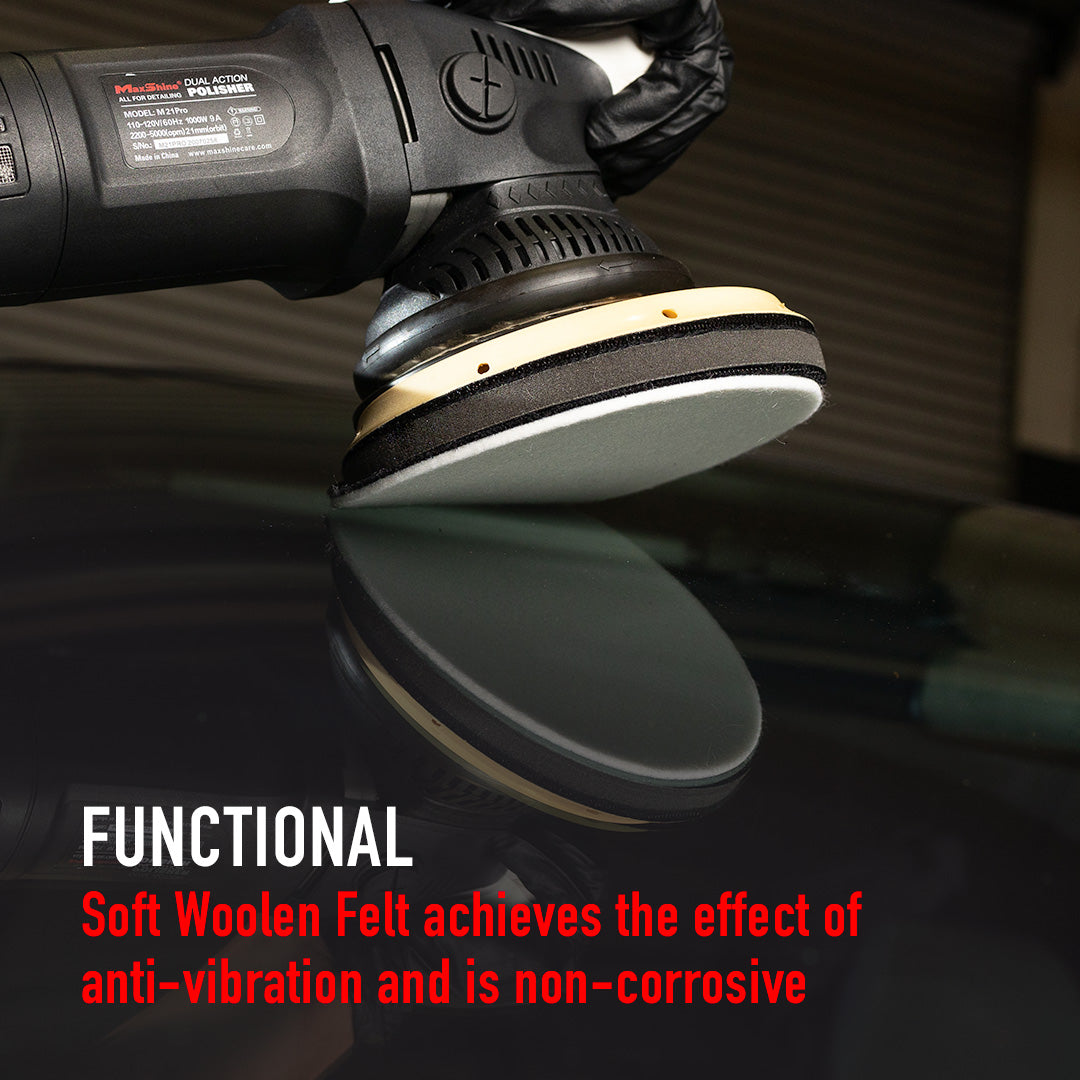 Wool Glass Polishing Pad – 3in, 5in, 6in (2 Pack)