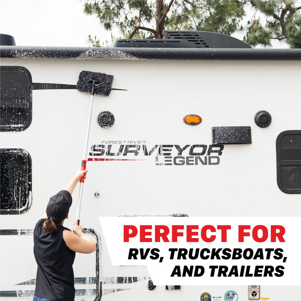 Car Wash Tool | IncrediStick – Extendable Microfiber Wash Mitt