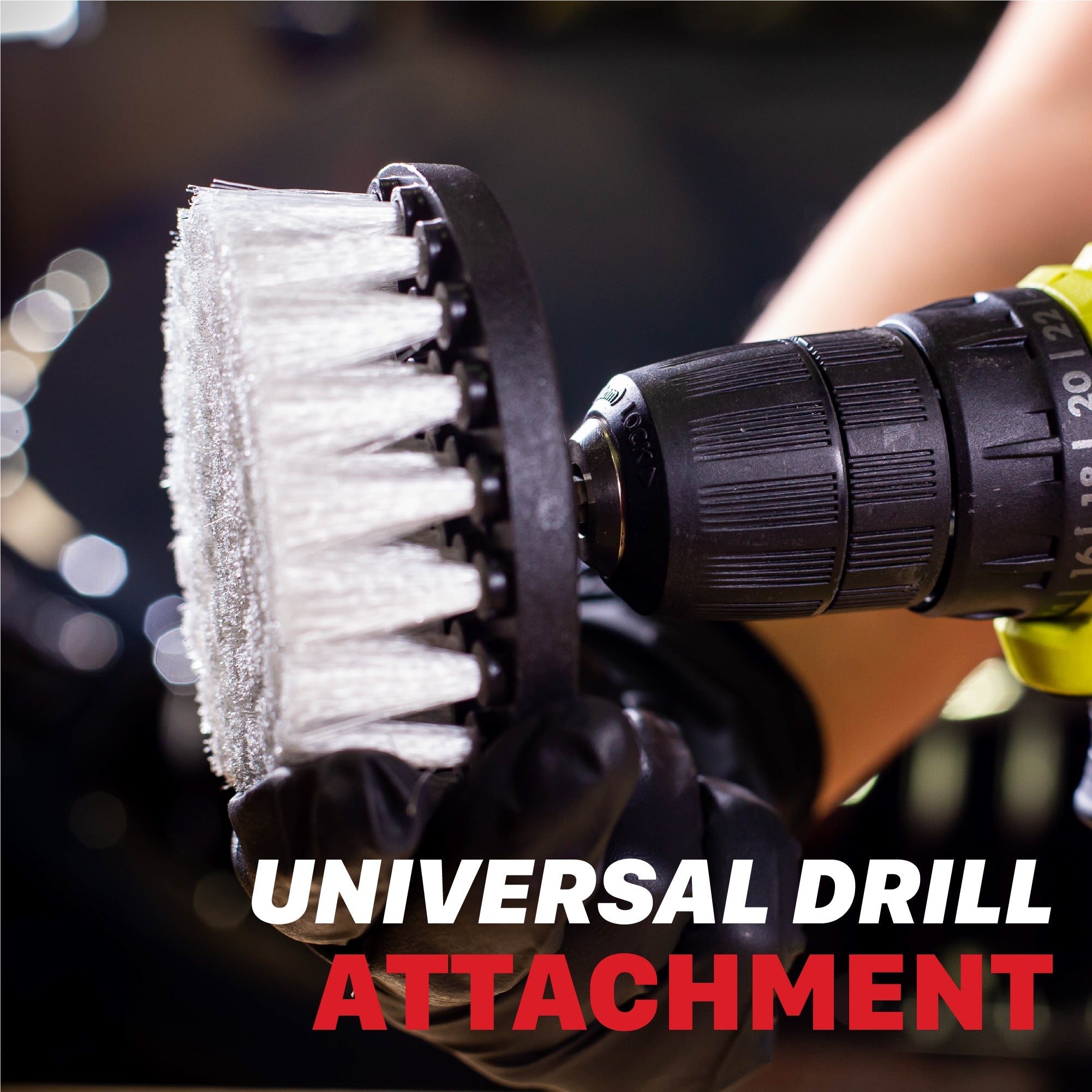 Soft Leather & Fabric Drill Brush Set