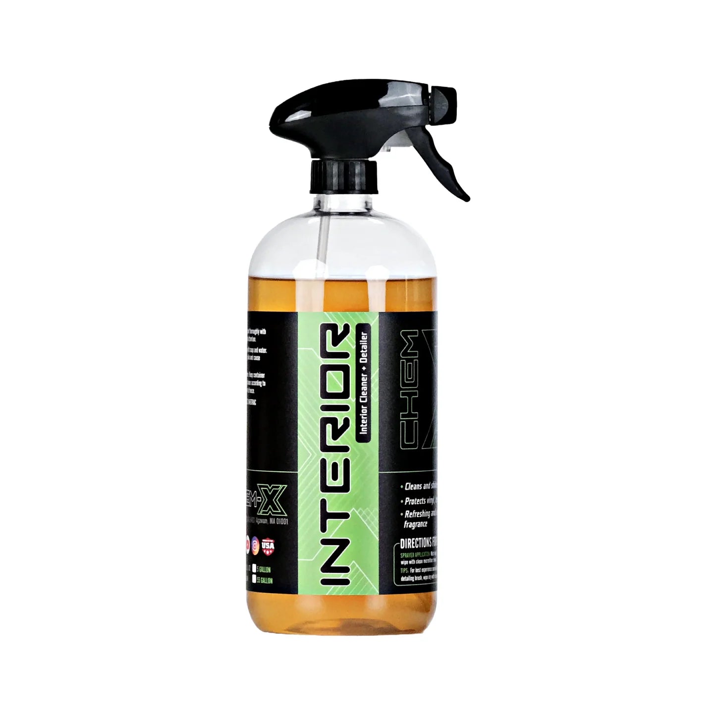 Chem-X INTERIOR: Cleaner + Detailer 32oz Green Tea