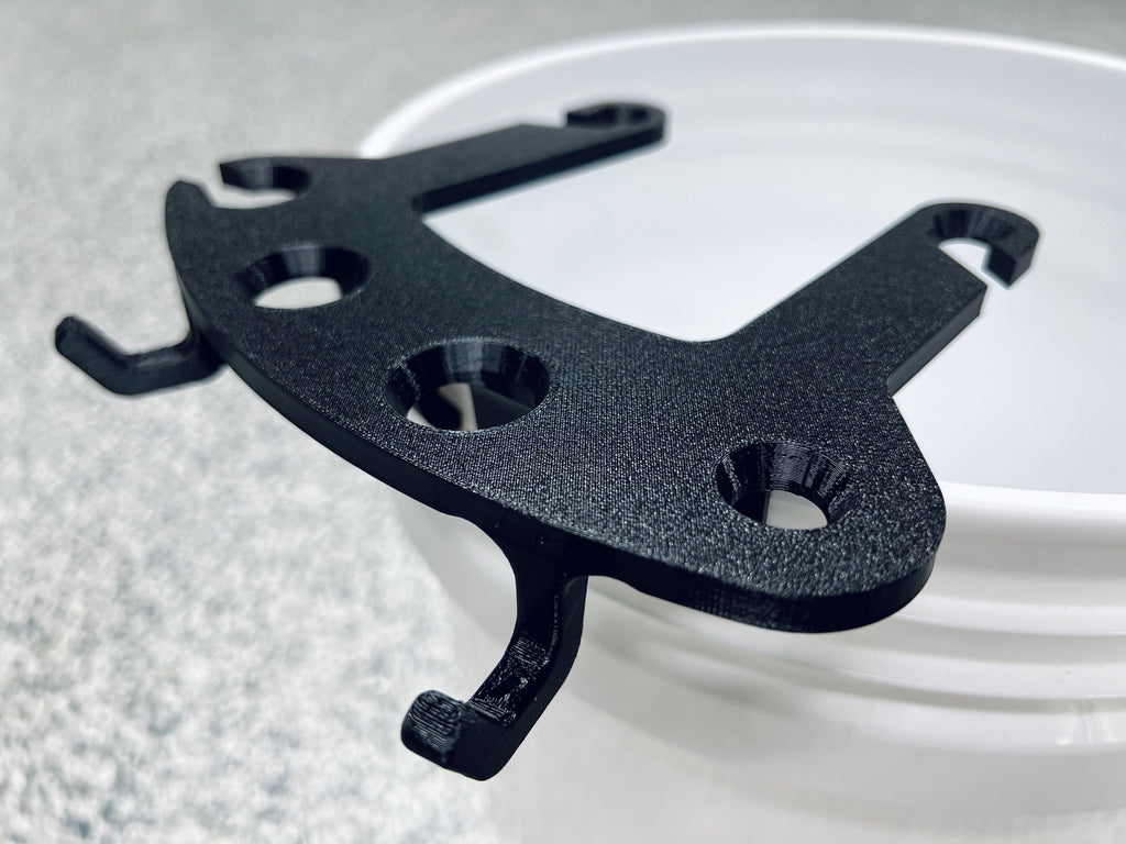 BucketCaddy - Wheel, Tire, & Detailing Brush Organizer for 5-gallon and 6-gallon Car Wash Buckets