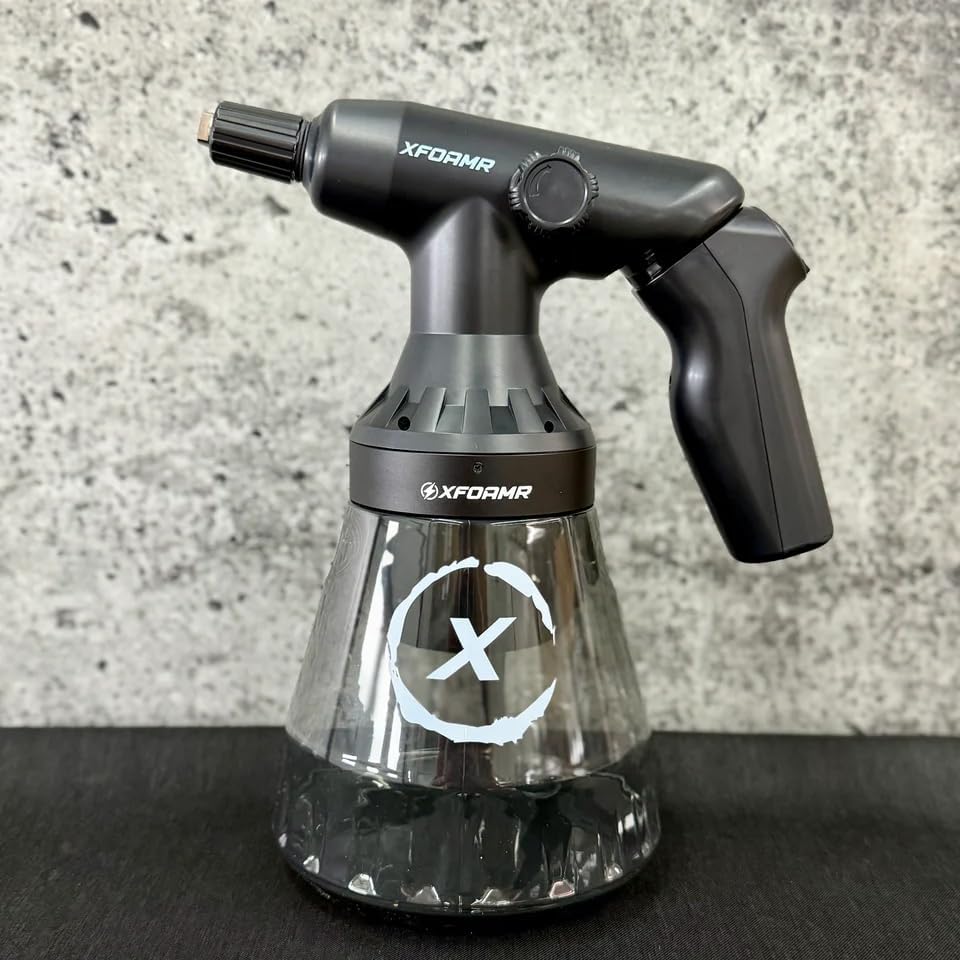 XFOAMR Electric Foam Sprayer 1.5L – Rechargeable Battery Powered Foamer