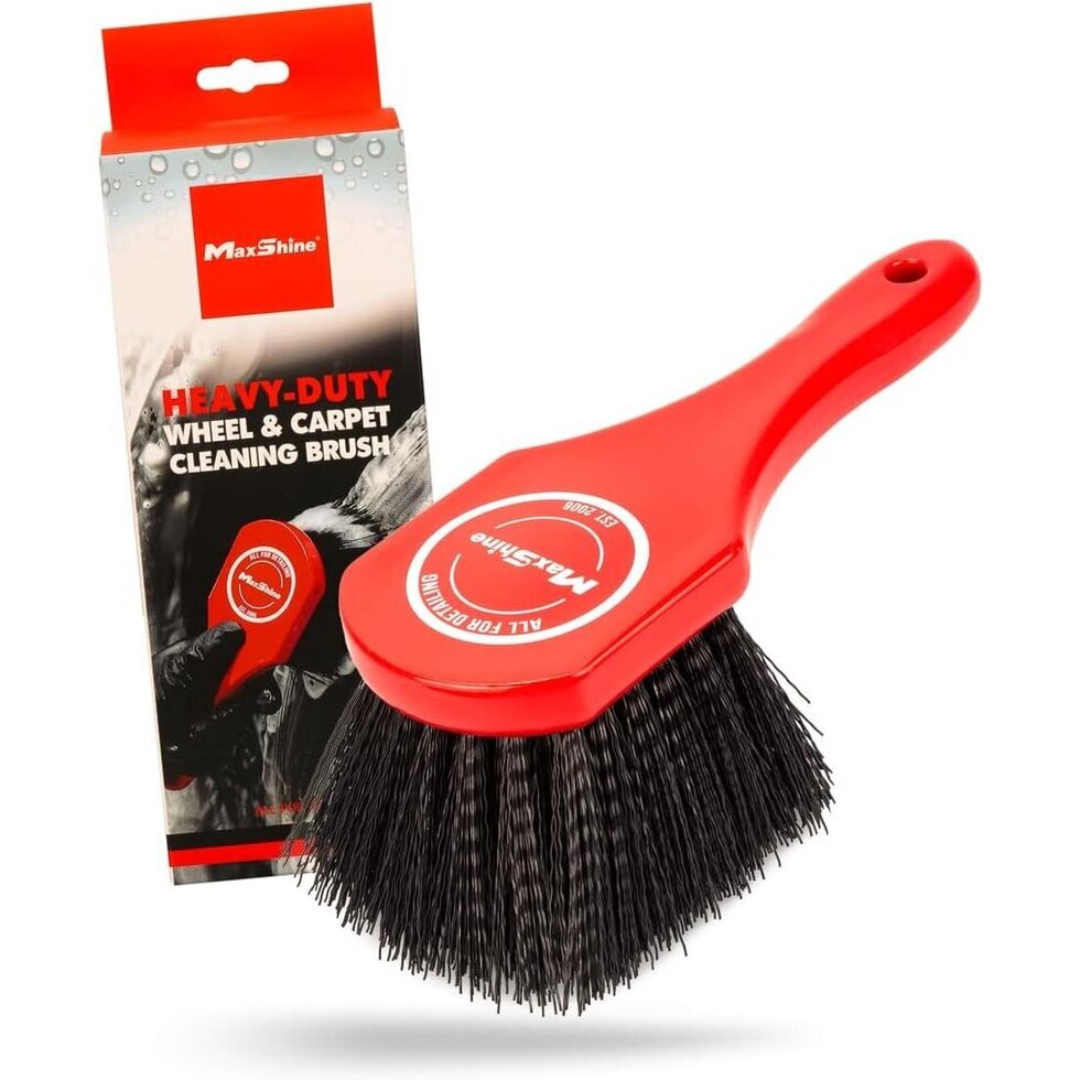 Maxshine Heavy-Duty Wheel & Carpet Cleaning Brush