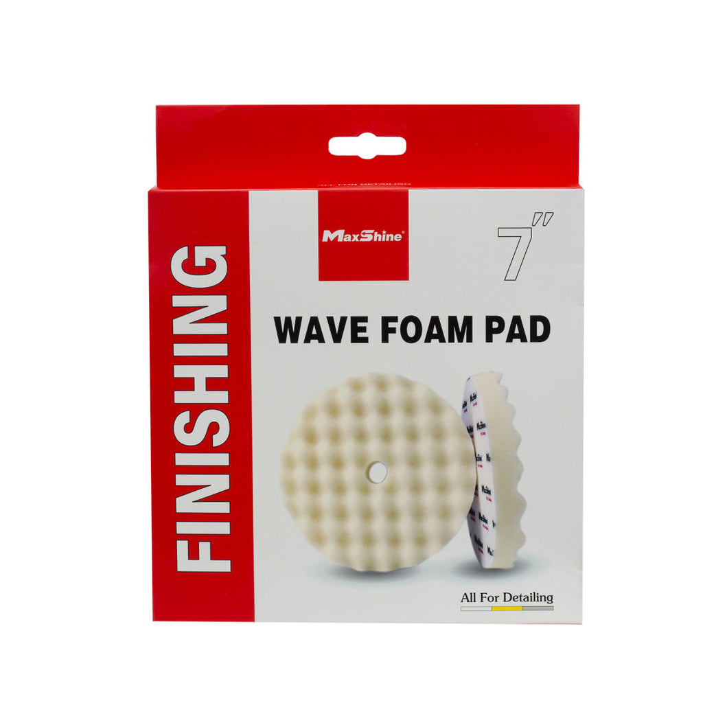 Rotary Wave Foam Pads - 7in