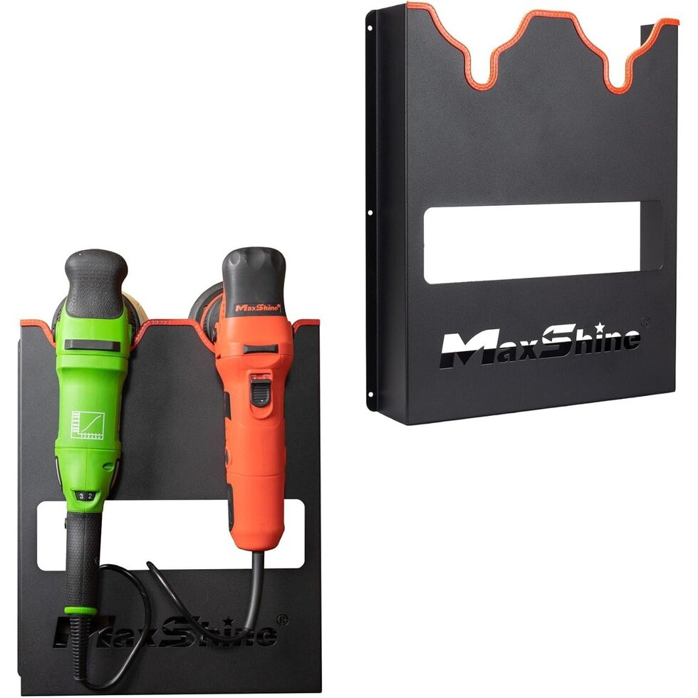 Maxshine Polisher Wall Holder - Mini [Double] [Maxshine Logo]