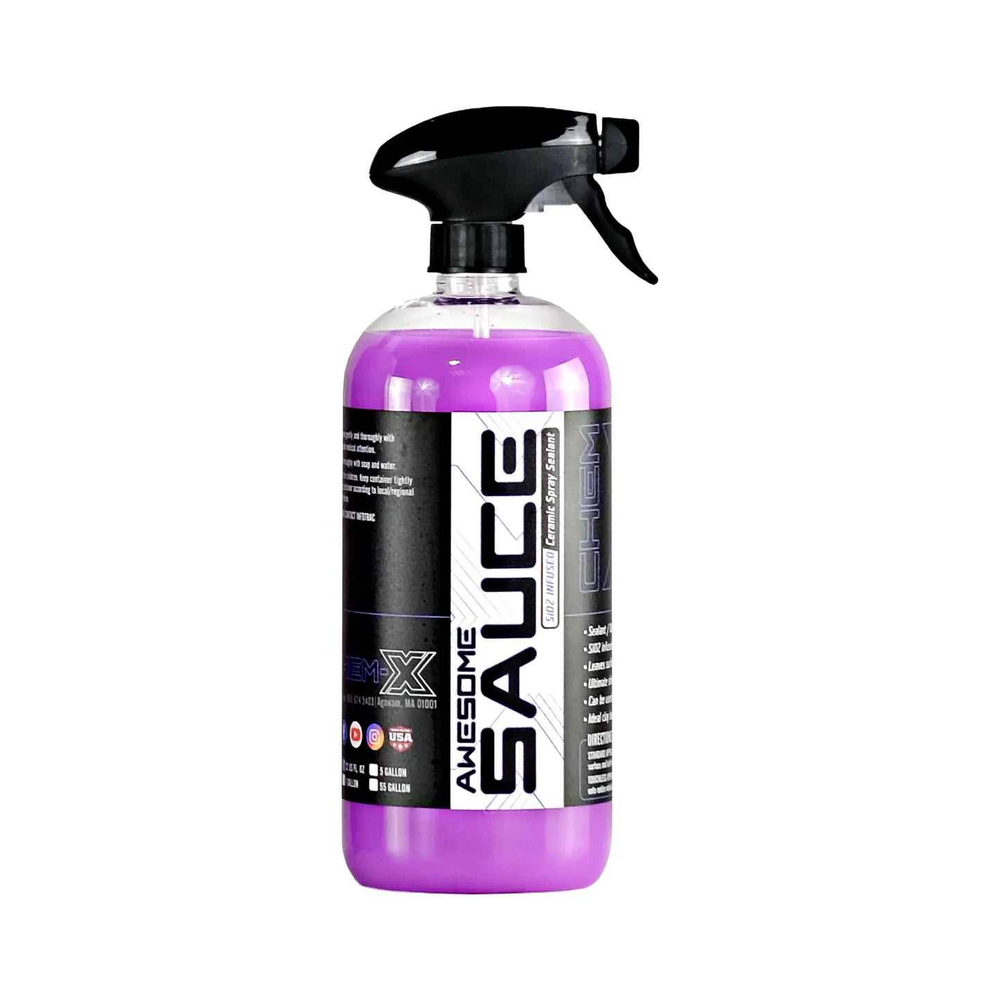 Chem-X Awesome Sauce: SiO2 Infused Ceramic Spray Sealant 32oz