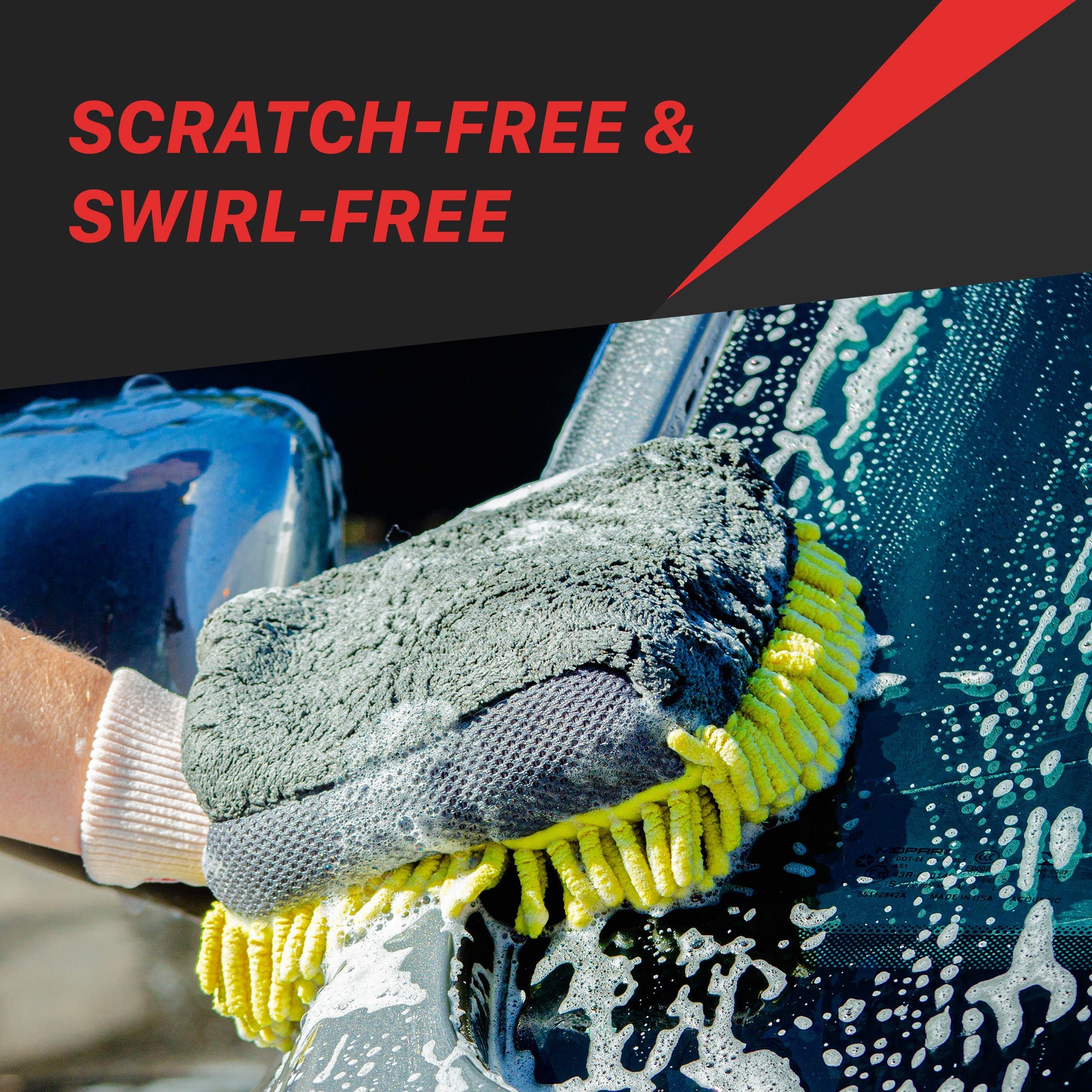 Chenille Mitt | 3 in 1 Chenille Microfiber Wash Mitt