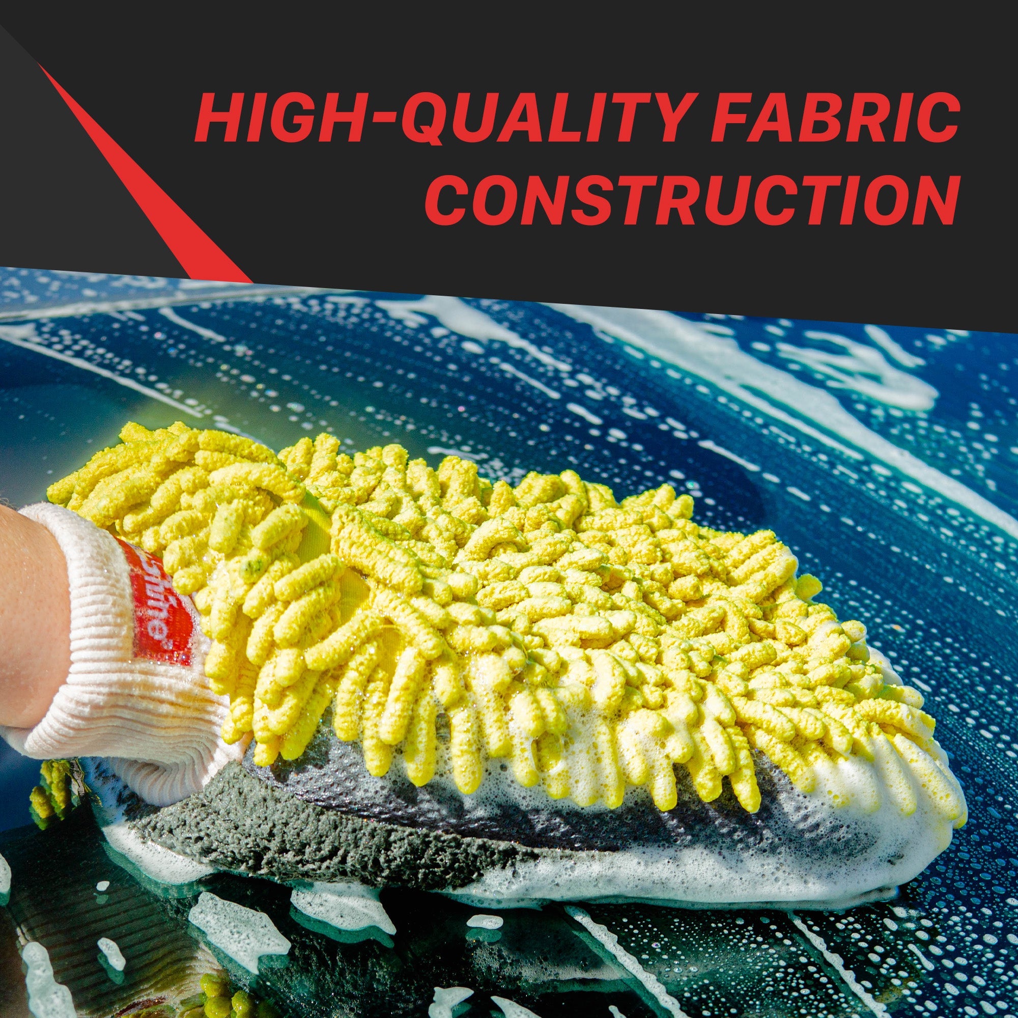 Chenille Mitt | 3 in 1 Chenille Microfiber Wash Mitt