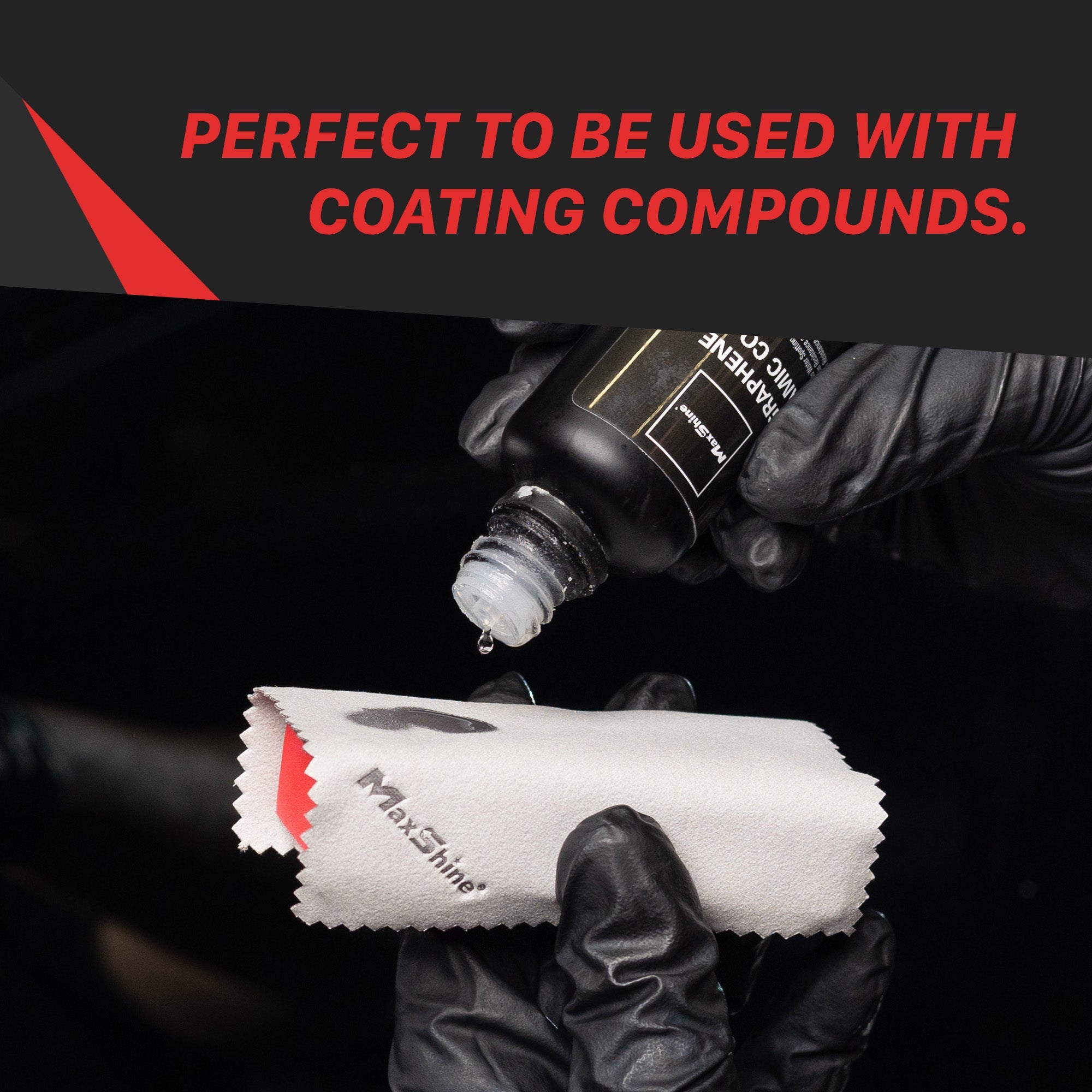 Suede Microfiber Towel for Ceramic Coating - 10 Pack