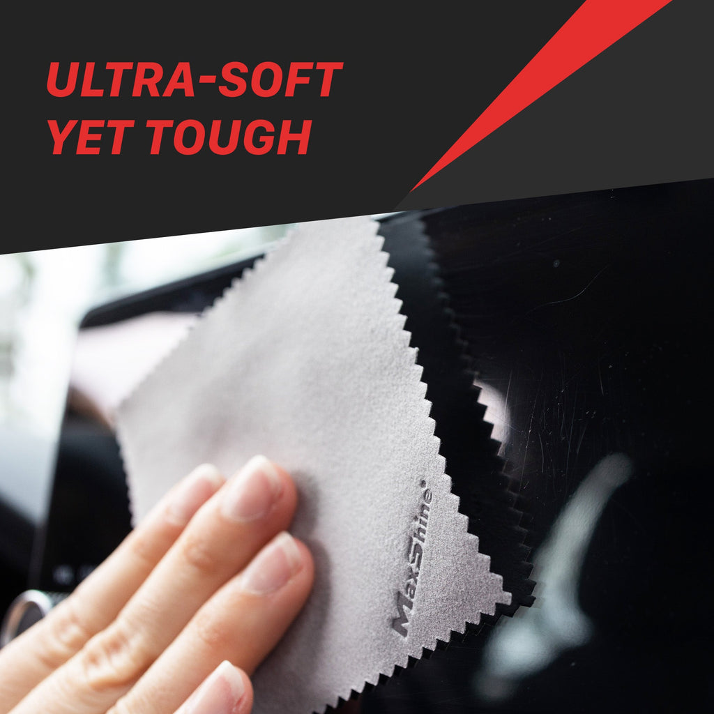 Suede Microfiber Towel for Ceramic Coating - 10 Pack