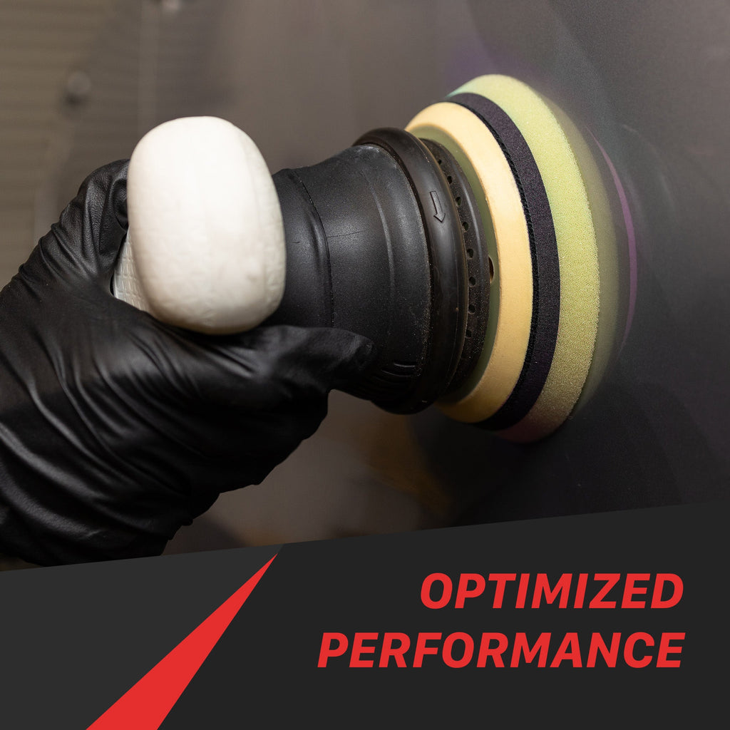 Low Profile Rubber Backed Foam Polishing Pads – 5in, 6in