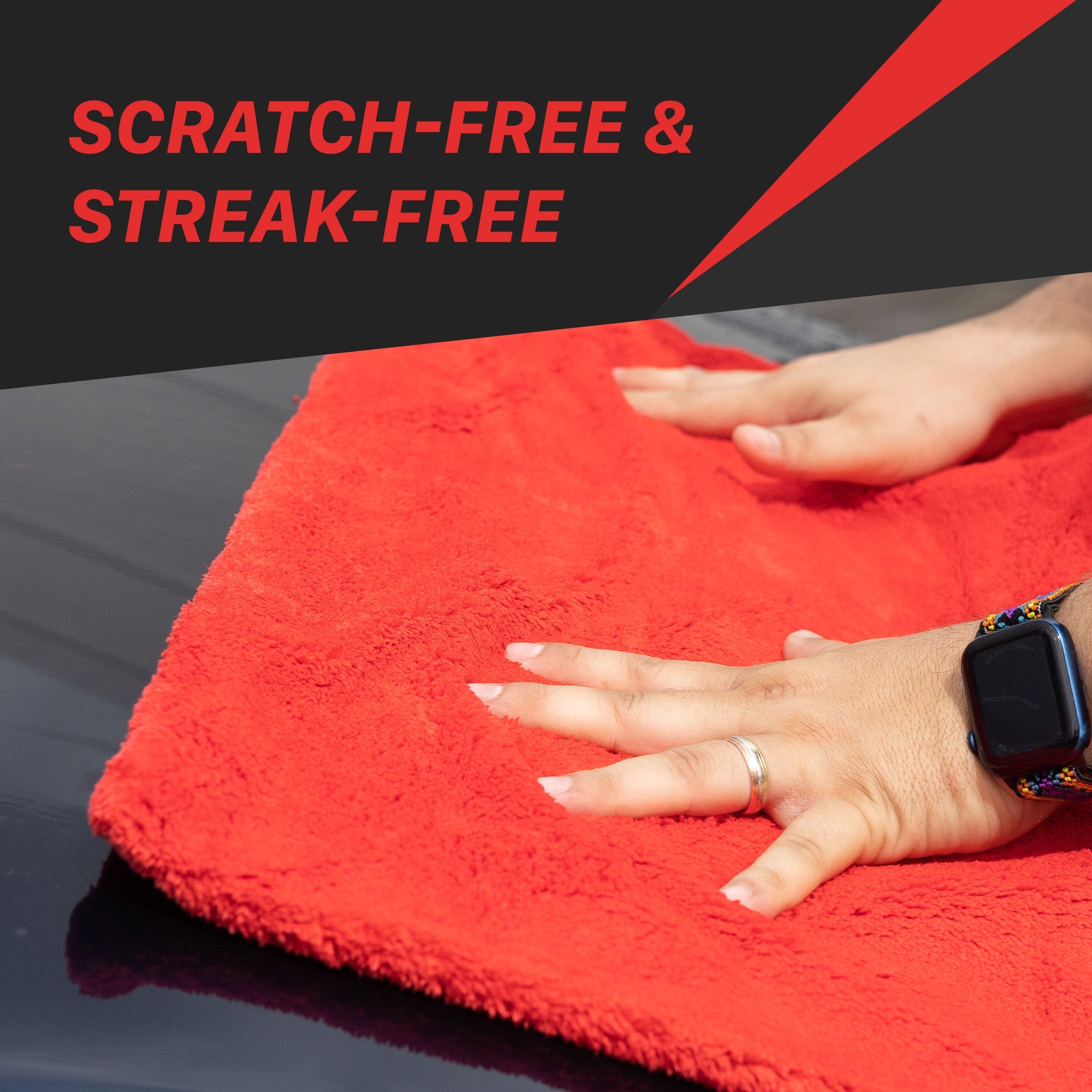 1000GSM "Big Red" Drying Microfiber Towel