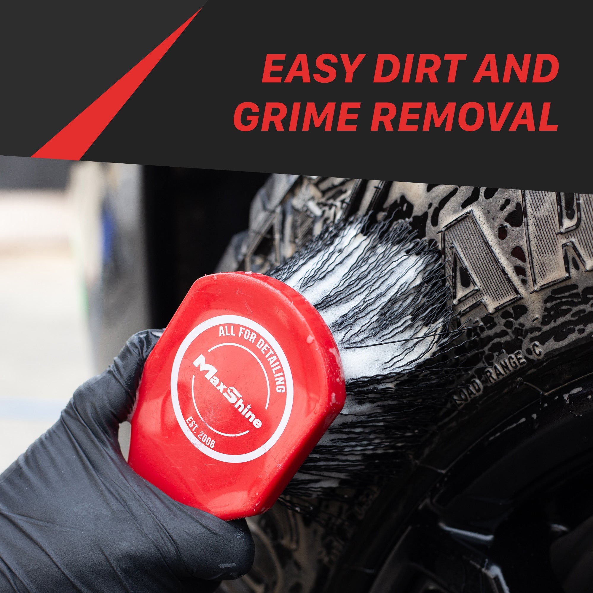 Deep Clean Brush | Heavy-Duty Wheel and Carpet Cleaning Brush