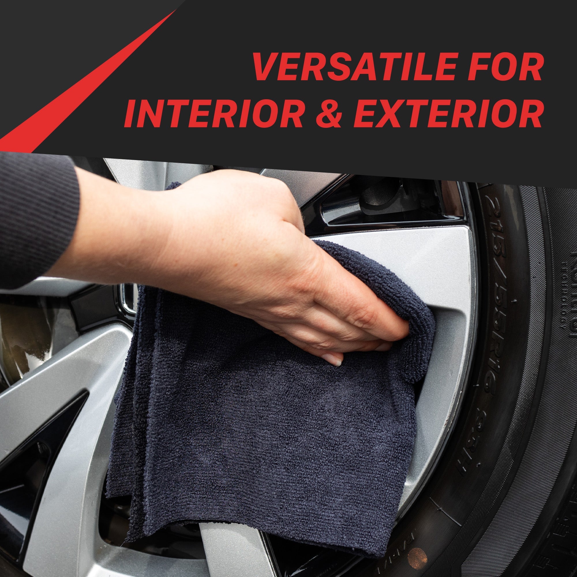 330GSM Microfiber All Purpose Towels - 5 Pack