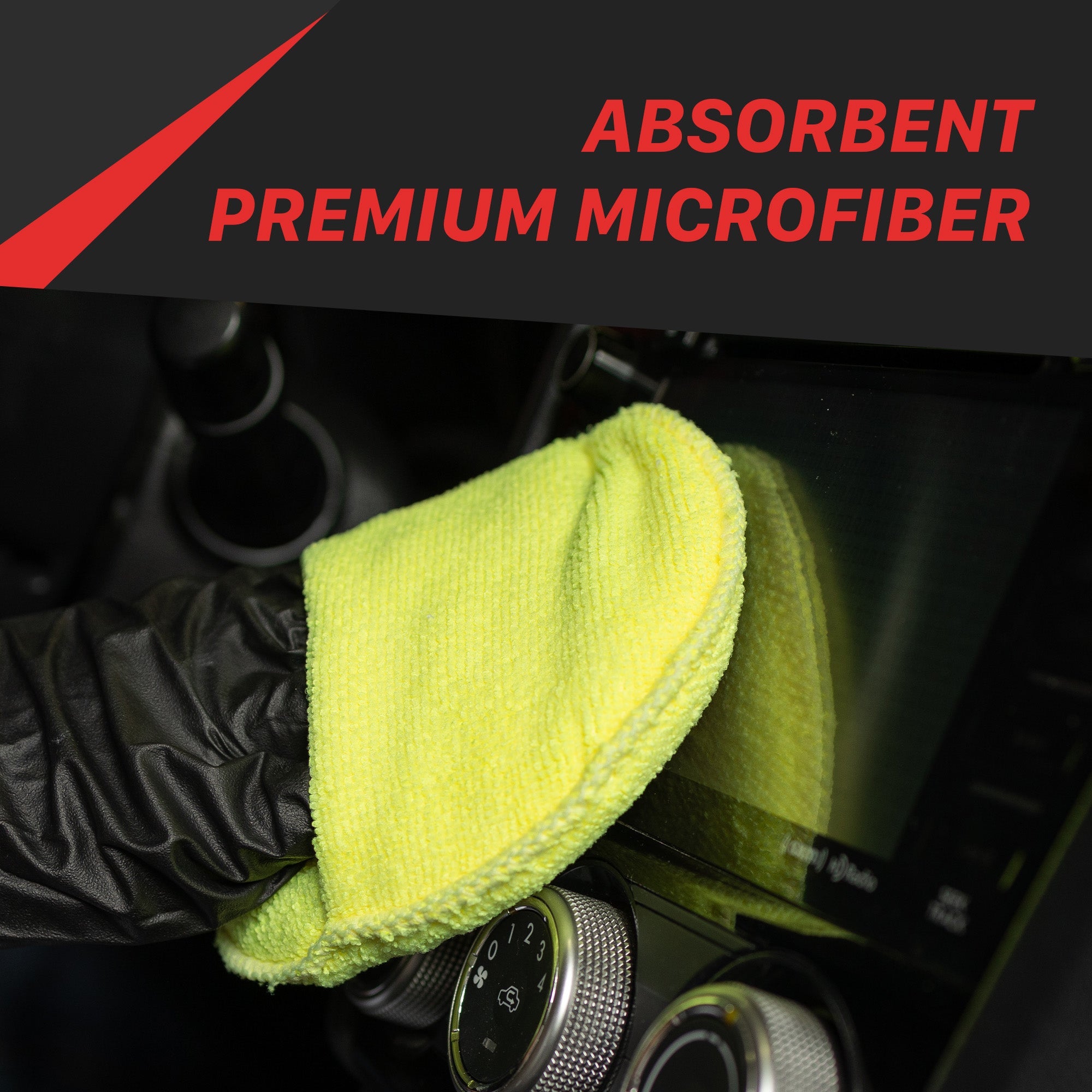 Pocket Grip Interior and Exterior Car Detailing Applicator