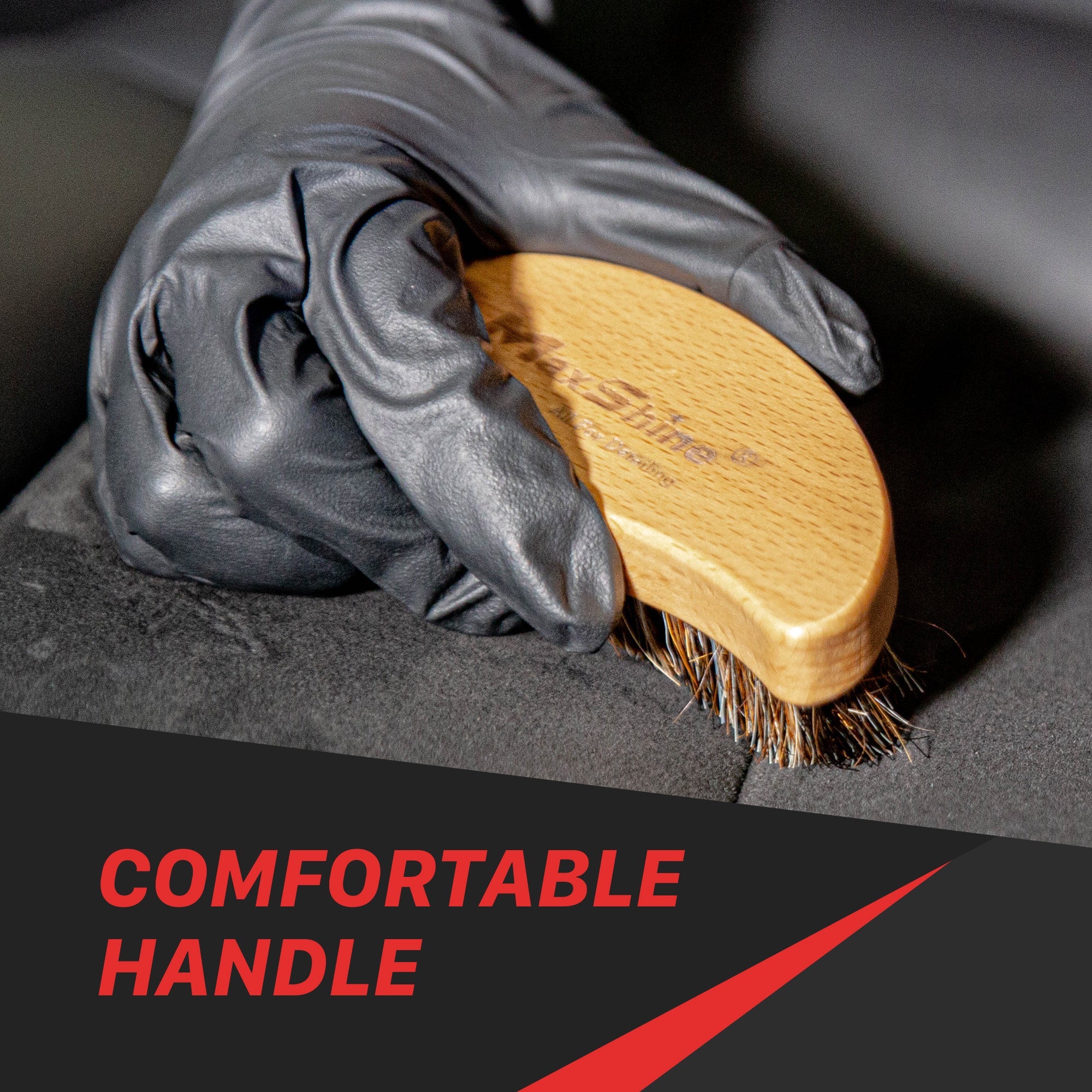 Brush for Cleaning Car Interior | Ergonomic Interior Detailing Brush