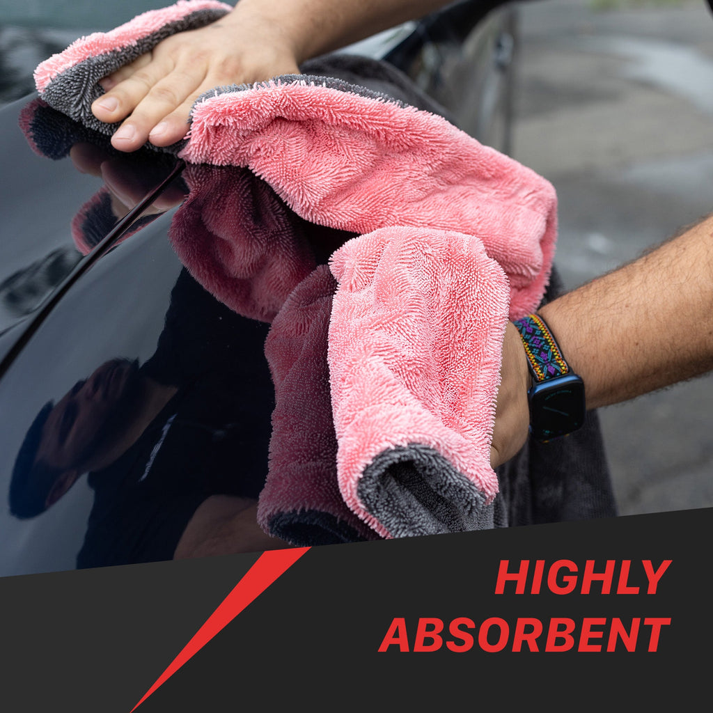 Microfiber Drying Towels | 1200GSM Duo Twisted Loop Microfiber Drying Towel