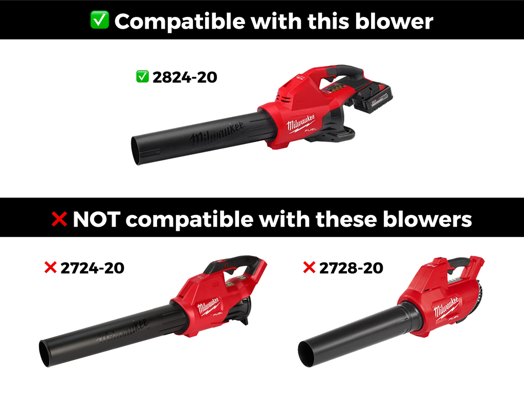 STUBBY® Car Drying Nozzle for Milwaukee M18 FUEL Dual Battery Leaf Blower (2824-20)