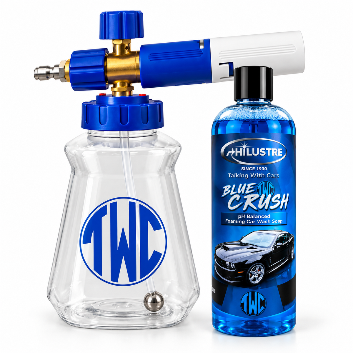 TWC Foam Cannon + Blue Crush Wash Bundle