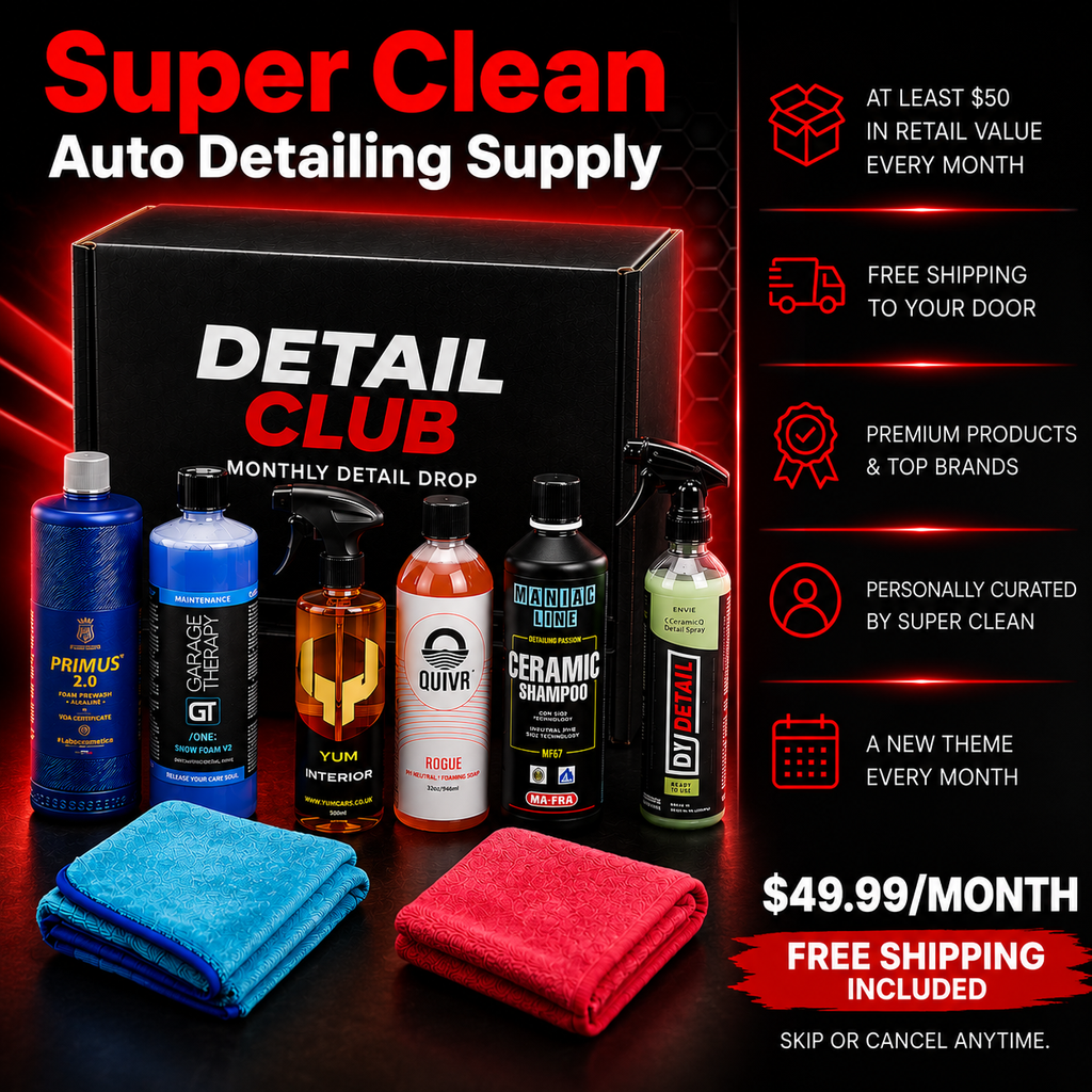 Super Clean Detail Club – Monthly Auto Detailing Subscription Box