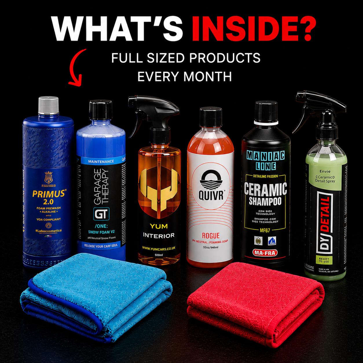 Super Clean Detail Club – Monthly Auto Detailing Subscription Box