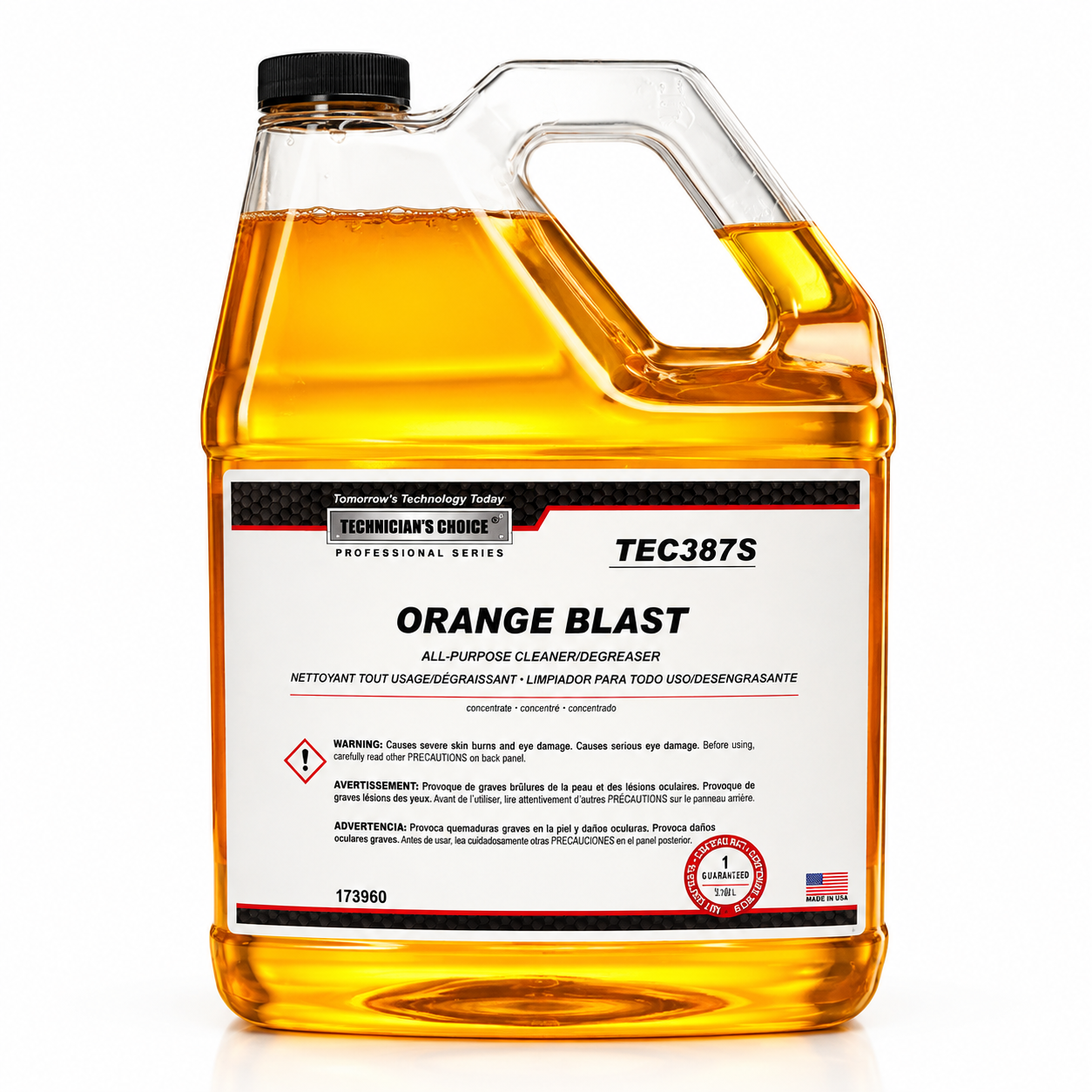 Technicians Choice TEC387S Orange Blast