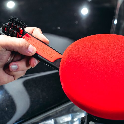 Foam Pad Cleaning Brush and Pad Removal Tool