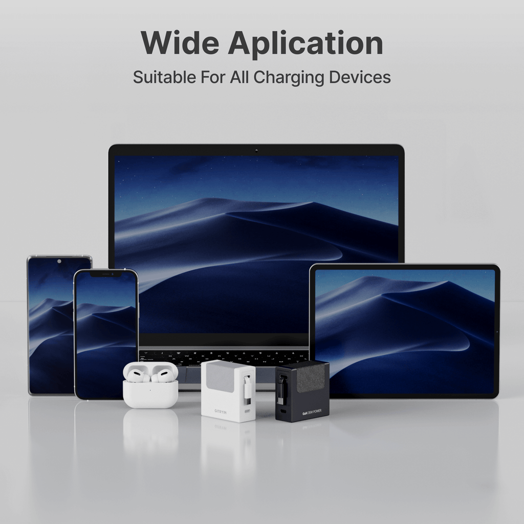 Gitryin Retractable 40W Charger for 3C Devices