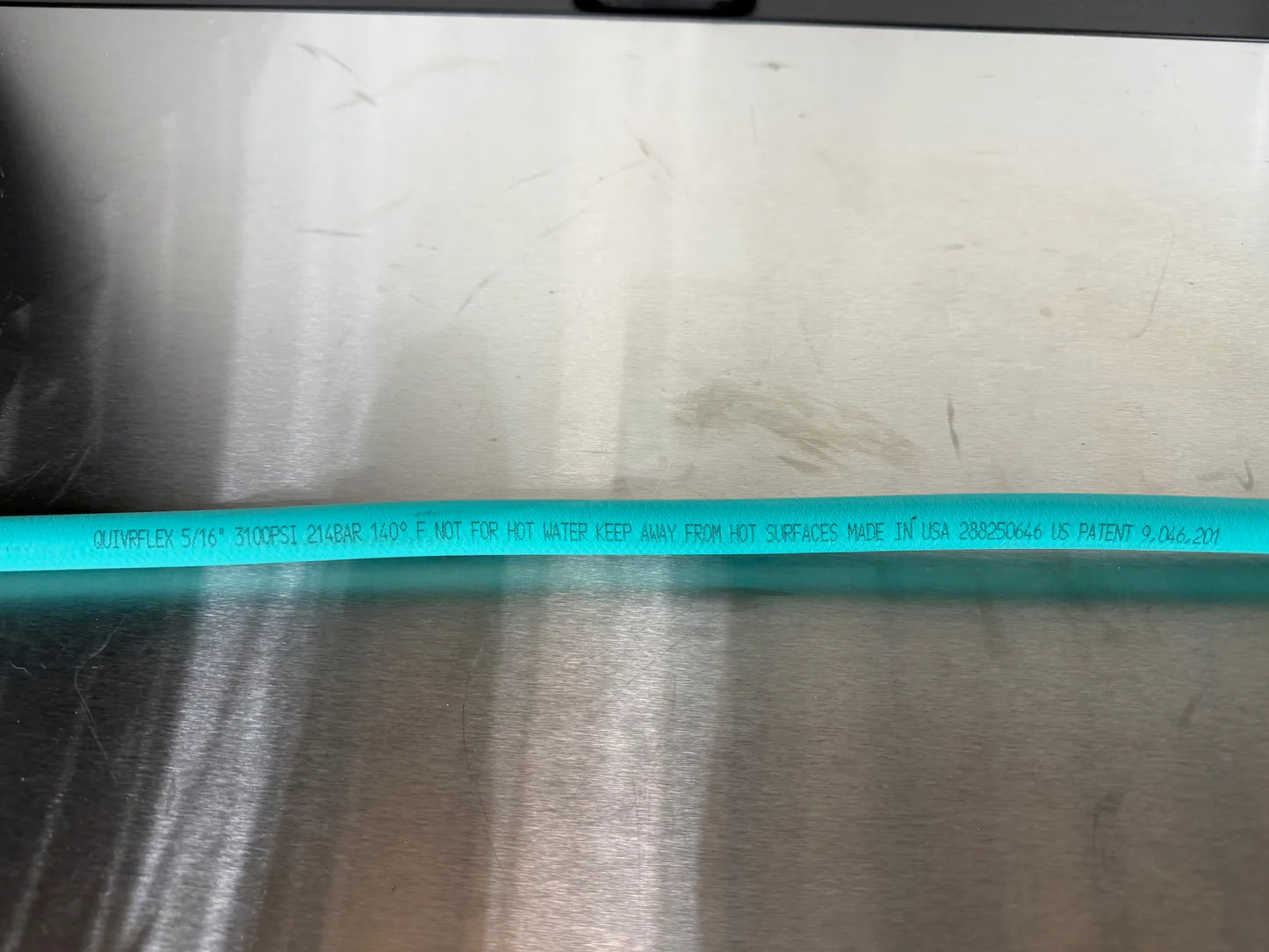 QUIVR FLEX Pressure Wash Hose 50ft (5/16 Teal)