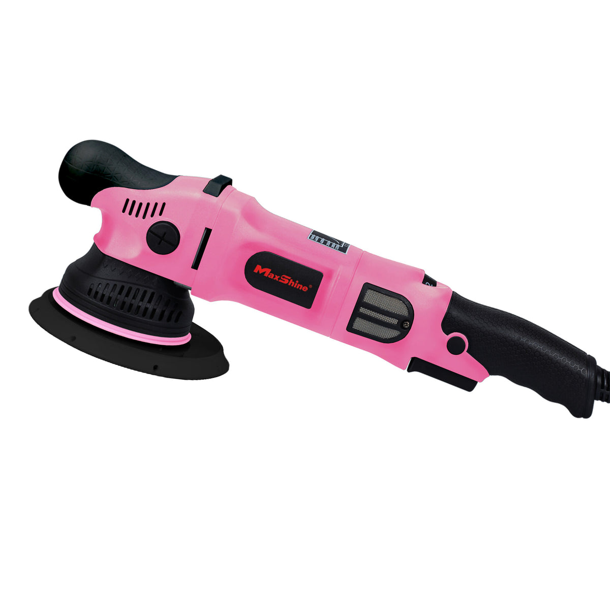 M21 Pro Dual Action Polisher | 21mm Throw, 6” Backing Plate, 1000W Motor [Pink]