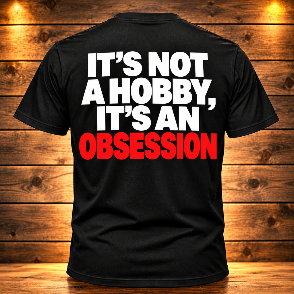 It's Not a Hobby, It's an Obsession T Shirt By Super Clean
