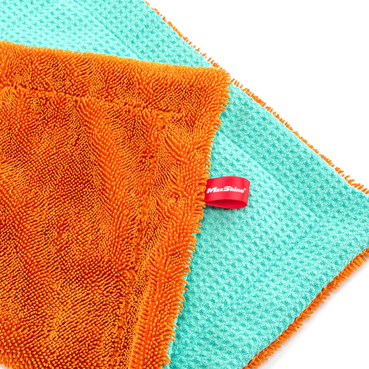 Maxshine 1,000 GSM Twisted Loop & Waffle Weave Colorful Cleaning Towel 24"x36"