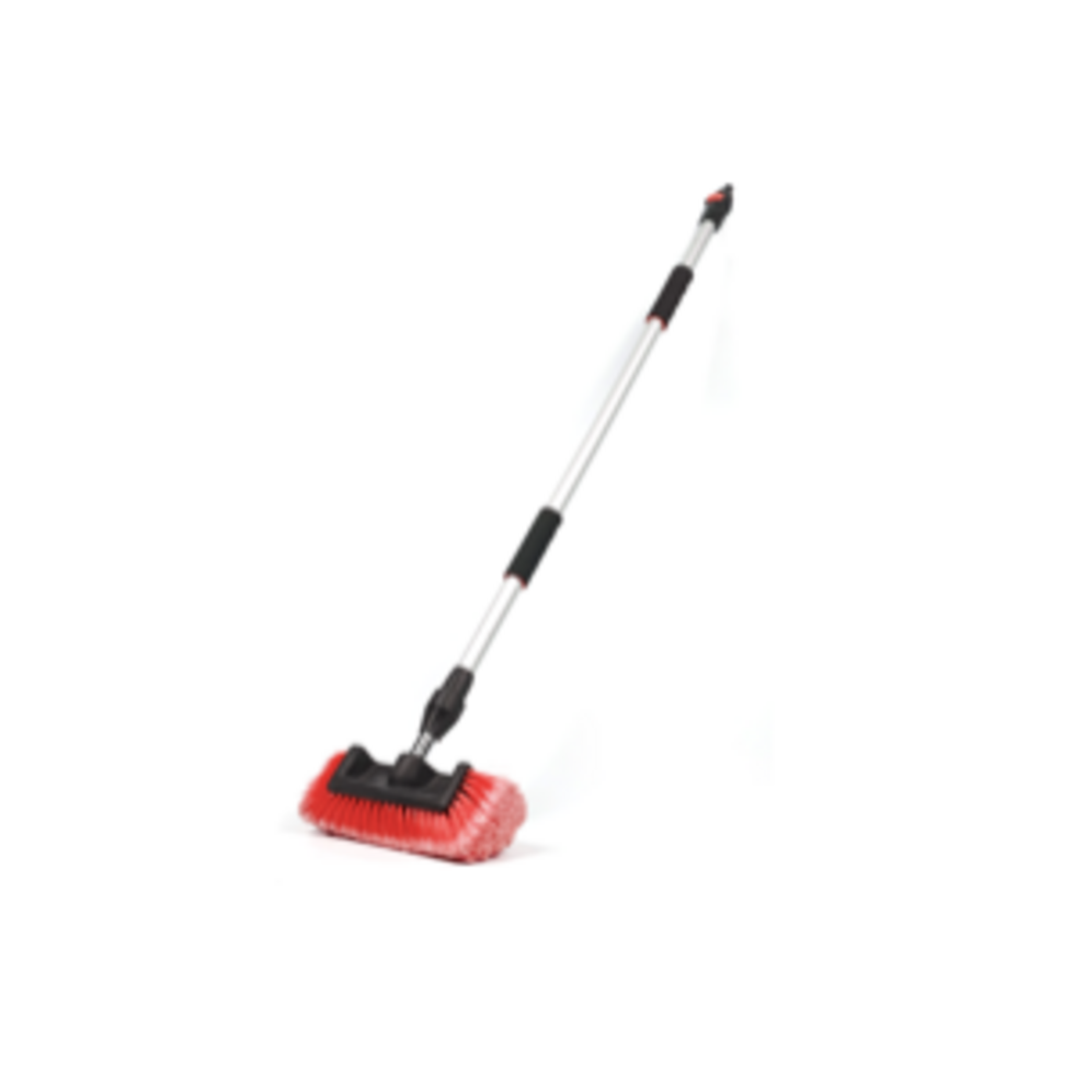 Maxshine Flow-Thru 10" Wash Brush with 47" Aluminum Extension Pole