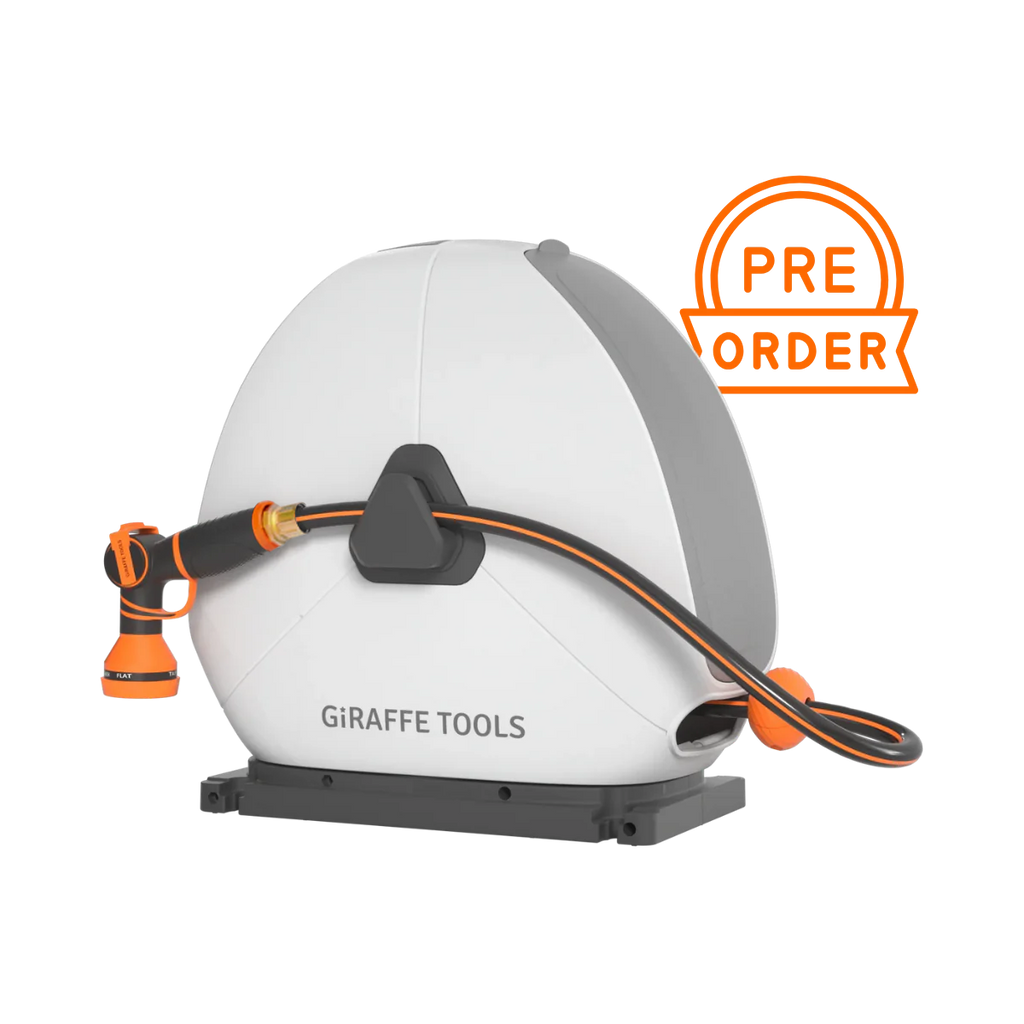 Ground-Mounted Retractable Hose Reel 82ft-130ft