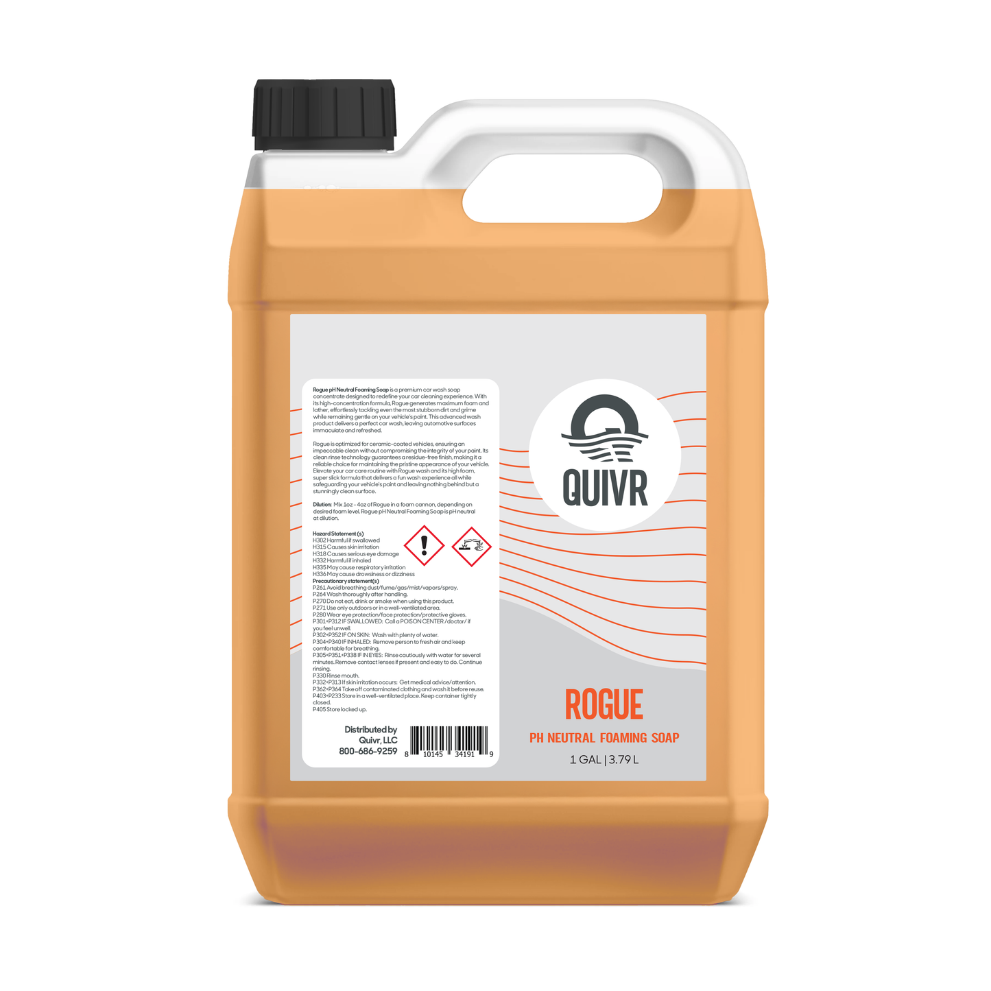 QUIVR Rogue Neutral Foaming Soap 1 Gallon