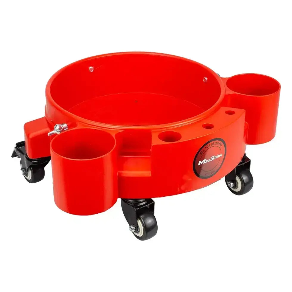 Maxshine Rolling Bucket Dolly [Red]