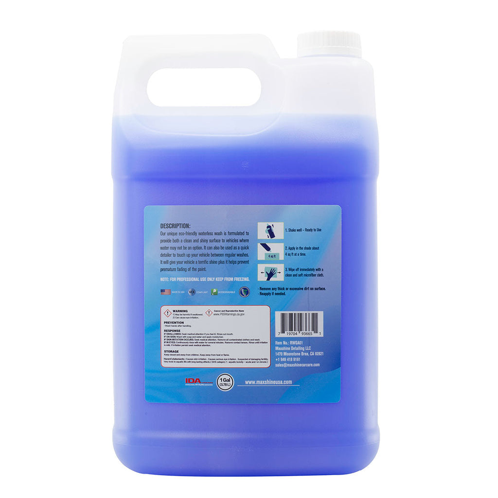 Waterless Wash & Wax - 16oz, 1gal