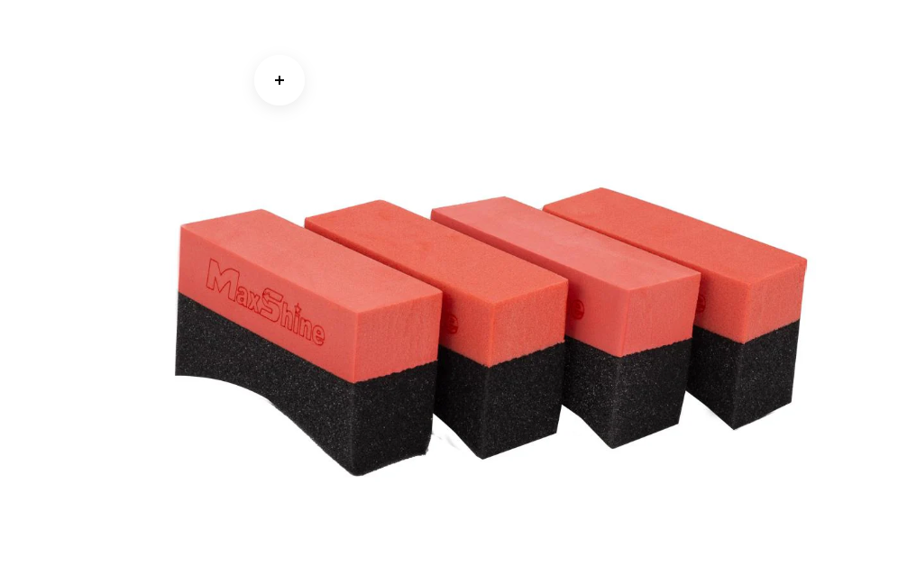 Maxshine Tire Dressing Foam Applicator - 4 Pack