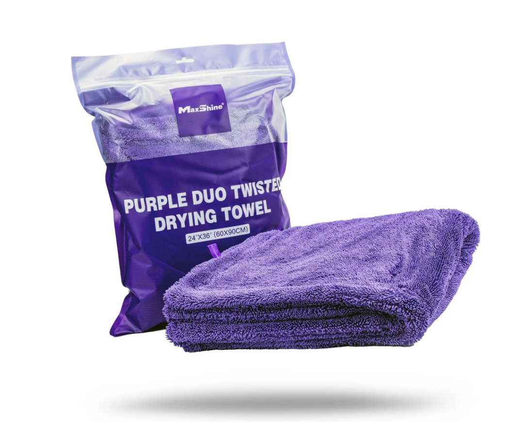 Maxshine 1200GSM Duo Twisted Loop Microfiber Drying Towel 24"x36"