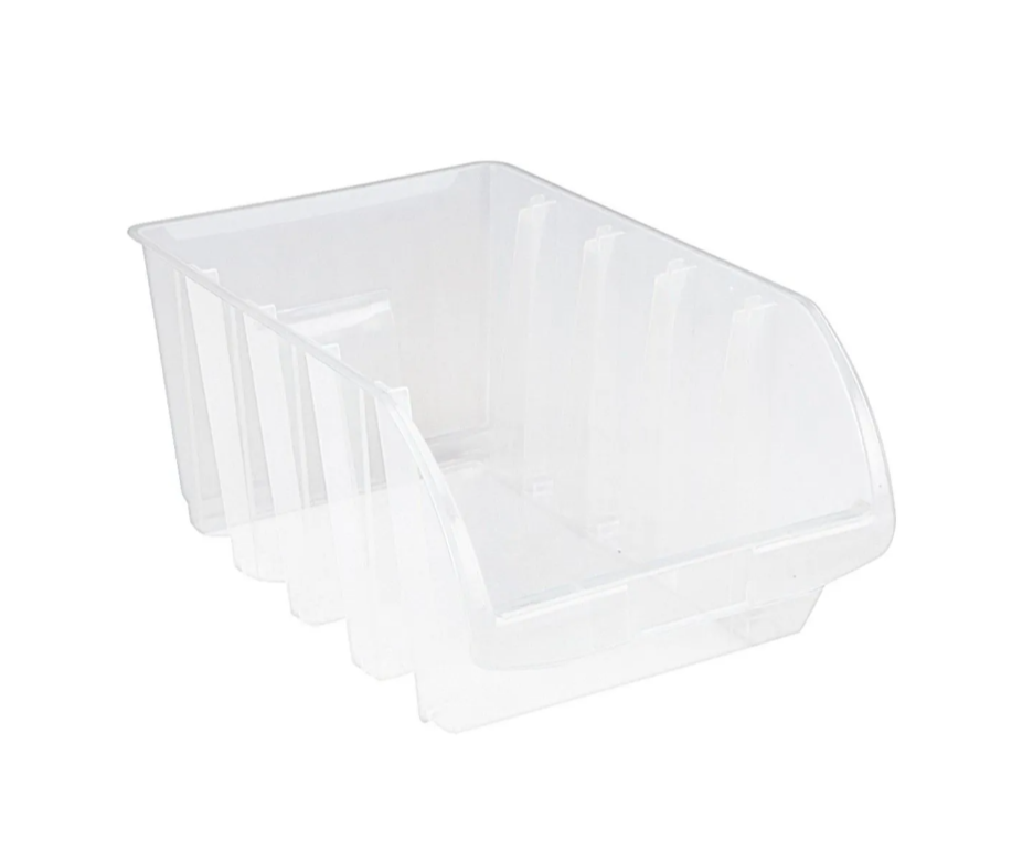 Clear Stacking Bin, Large