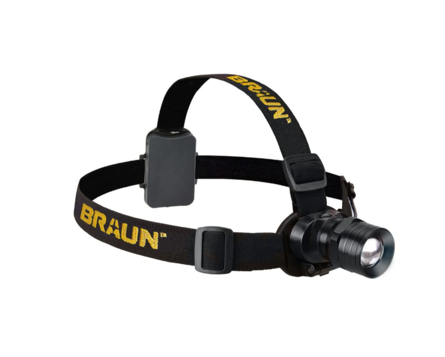 BRAUN 500 Lumen Professional Swivel Headlamp