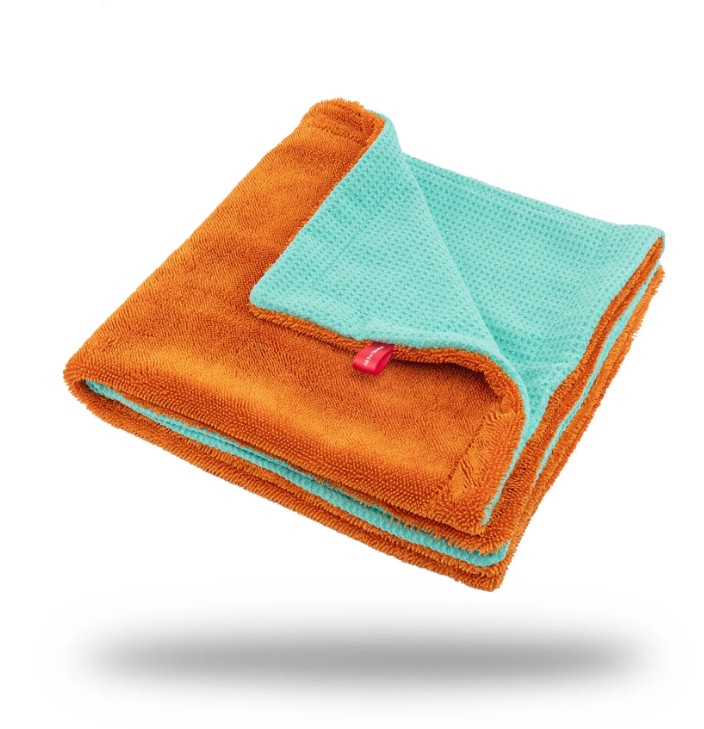 Maxshine 1,000 GSM Twisted Loop & Waffle Weave Colorful Cleaning Towel 24"x36"